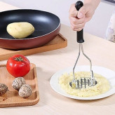 پوره کن سیب زمینی استیل دسته رنگی