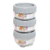 بانکه حبوبات آریسام M2 مجموعه 3عددی ظرفیت 50 میلی لیتر