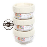 بانکه حبوبات آریسام M2 مجموعه 3عددی ظرفیت 50 میلی لیتر