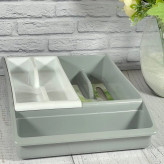 جا قاشقی دوبل باران پلاستیک