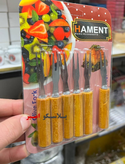 چنگال خرما و زیتون خوری دسته چوبی همنت HAMENT بسته 6 عددی