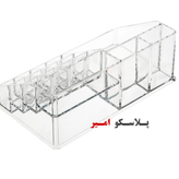 استند لوازم آرایشی رومیزی اکرولیک رویه اصلی مدل 16 خانه