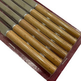 چاقو میوه خوری اسپیناس دسته چوبی 6 عددی وکیوم ROOC