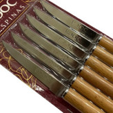 چاقو میوه خوری اسپیناس دسته چوبی 6 عددی وکیوم ROOC