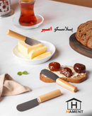 کارد کره و پنیر دسته چوبی 6 عددی