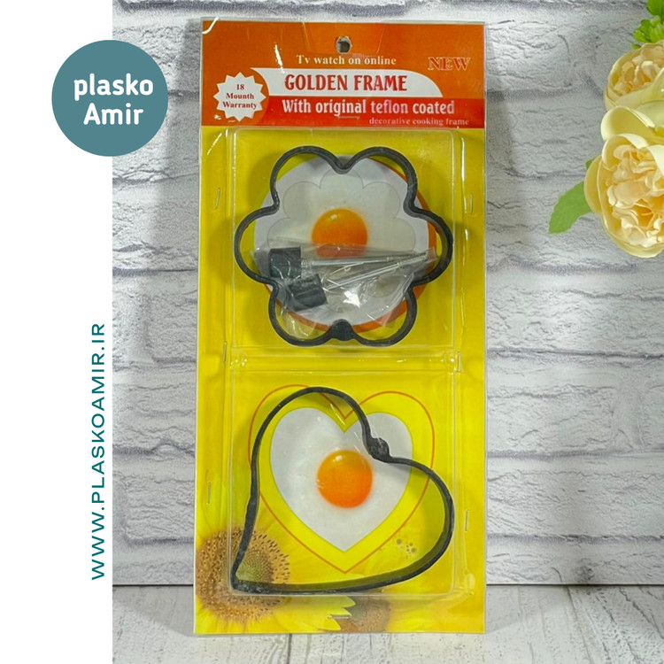 قالب تفلون 2عددی نیمرو و کوکو