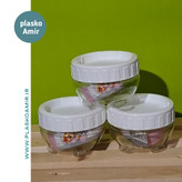 بانکه حبوبات آریسام M2 مجموعه 3عددی ظرفیت 50 میلی لیتر