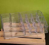 استند لوازم آرایشی رومیزی اکرولیک رویه اصلی مدل 16 خانه