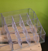 استند لوازم آرایشی رومیزی اکرولیک رویه اصلی مدل 16 خانه