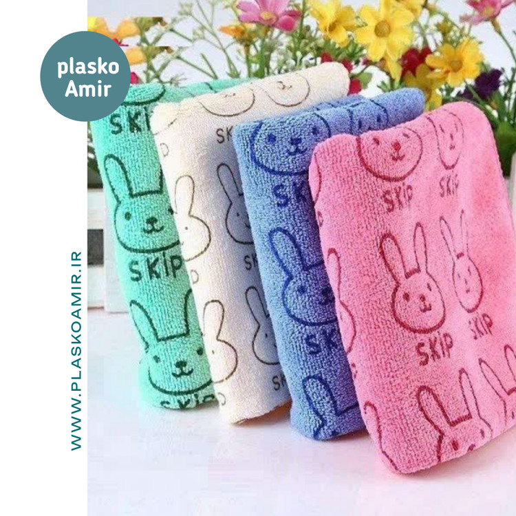 دستمال آشپزخانه مدل خرگوش حوله ای 40سانت
