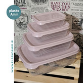 سرویس فریزری 4 عددی لیا گلدپلاست