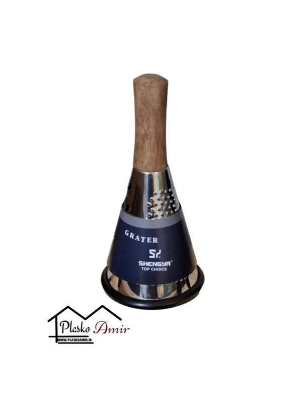 رنده مخروطی دسته چوبی کوچک