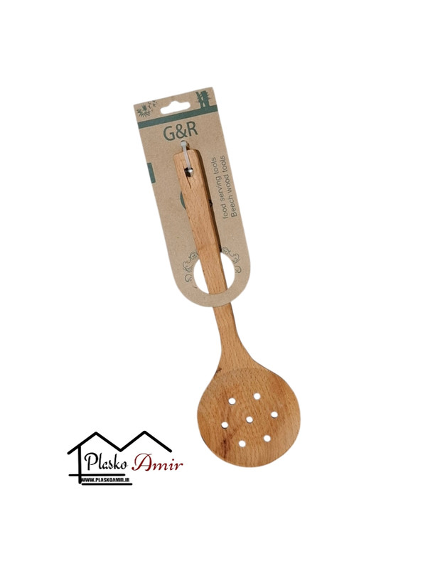 کفگیر گرد سوراخ دار بلند