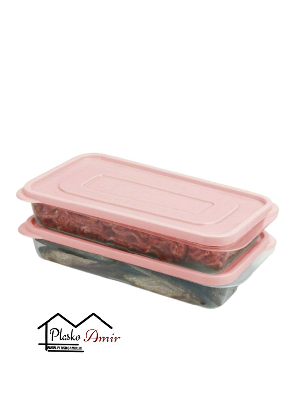 ظرف فریزری دوقلو جاگوشتی ایده ال