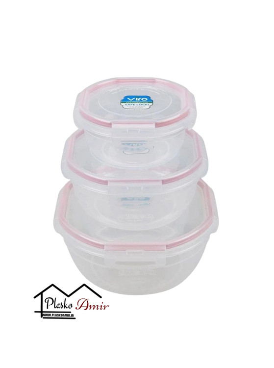 ظرف نگهدارنده ویرو سیف لاک 3 عددی