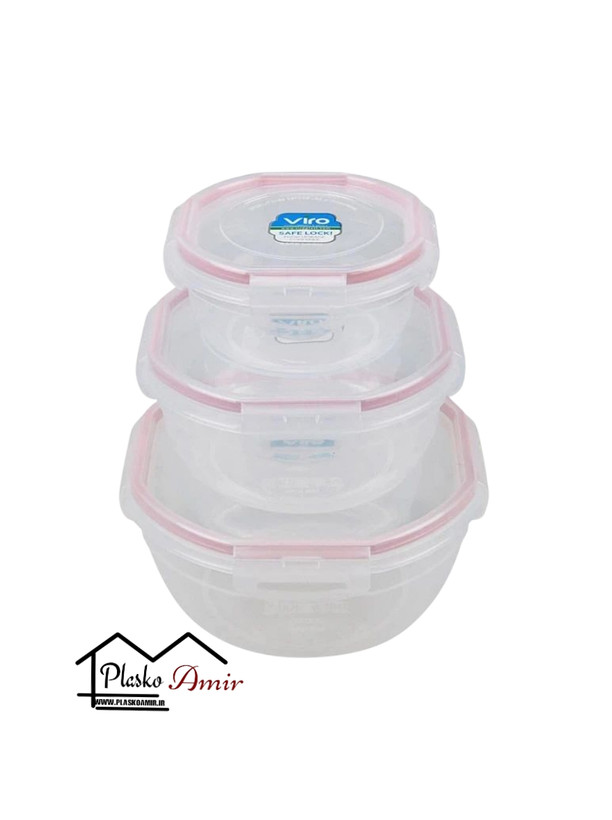 ظرف نگهدارنده ویرو سیف لاک 3 عددی