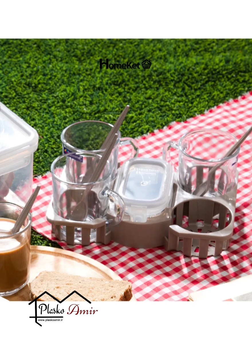 سرویس چای خوری دلنار 4 نفره هوم کت