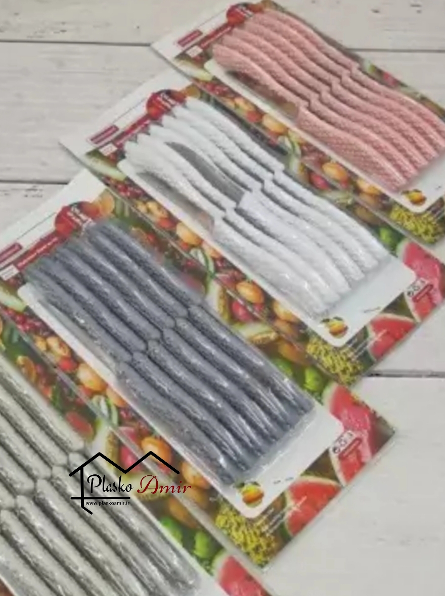 چاقو میوه خوری 12 عددی ابتکار