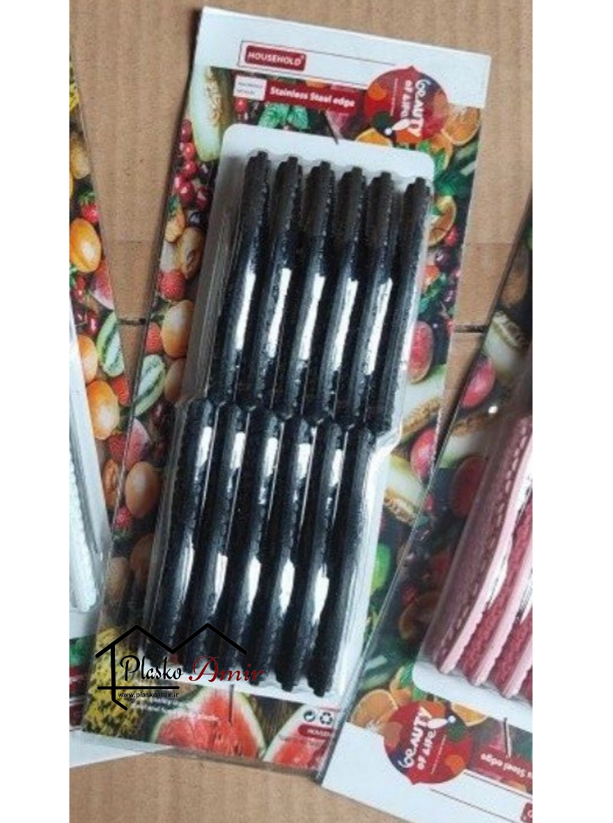 چاقو میوه خوری 12 عددی ابتکار