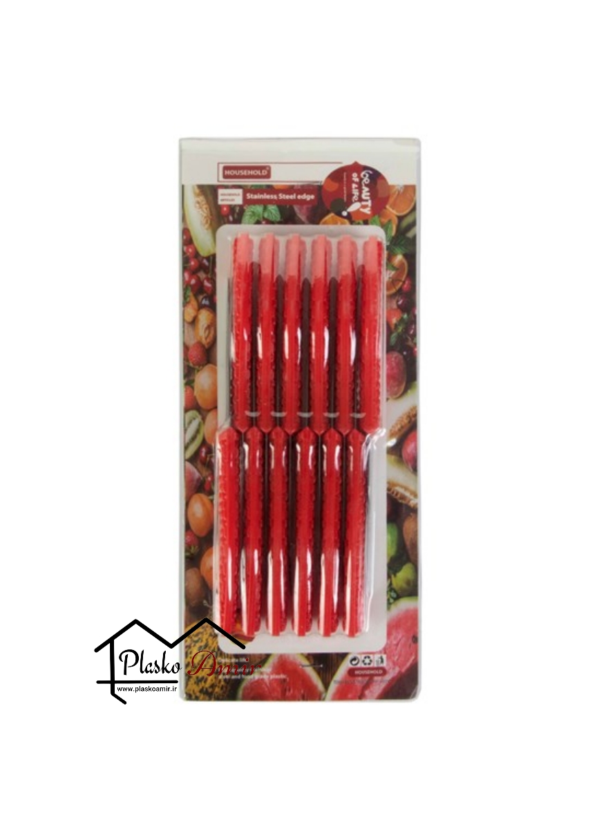 چاقو میوه خوری 12 عددی ابتکار