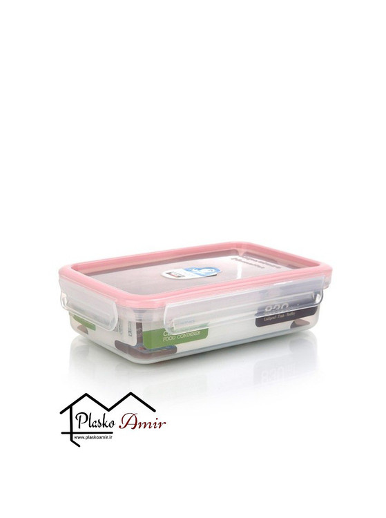 ظرف فریزری مستطیل 830 میلی لیتر هوم کت
