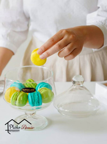 امپریال شکلات خوری پایه دار شفاف