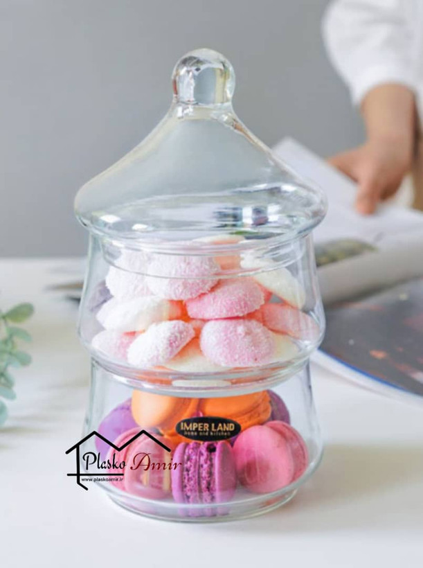 امپریال شکلات خوری کاج  2 طبقه شفاف