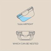 ظرف نگهدارنده ویرو سیف لاک 3 عددی