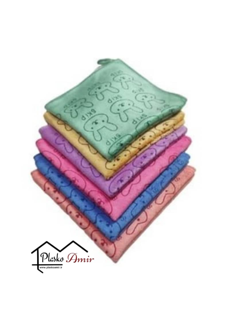 دستمال آشپزخانه مدل خرگوش حوله ای 40سانت