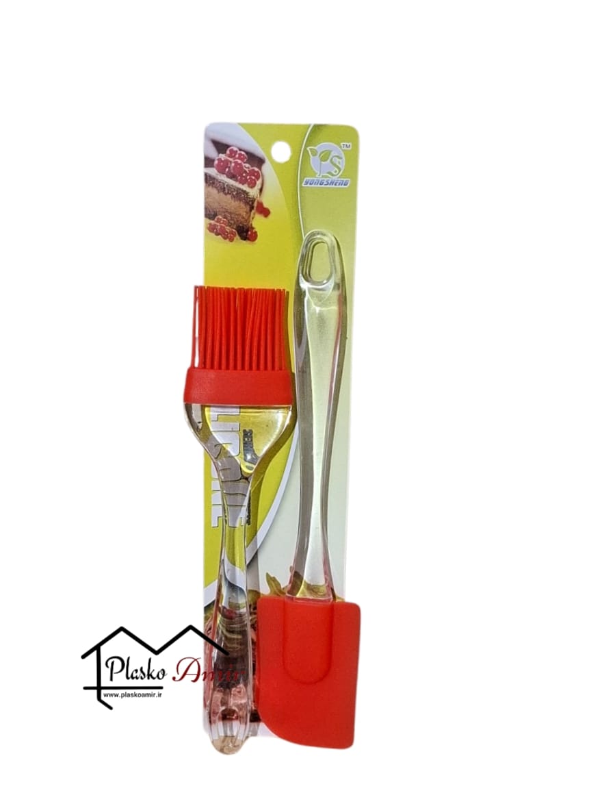 لیسک و فرچه کیک سیلیکونی بزرگ