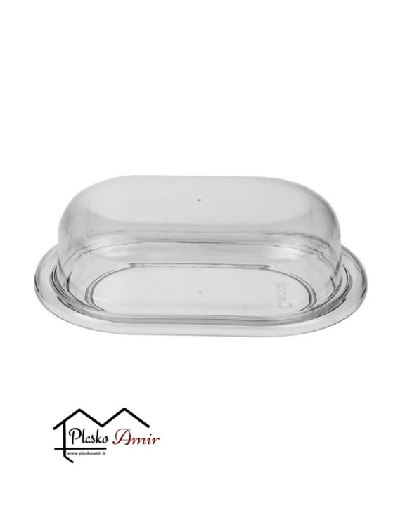 ظرف کره خوری شفاف درب دار دنزی