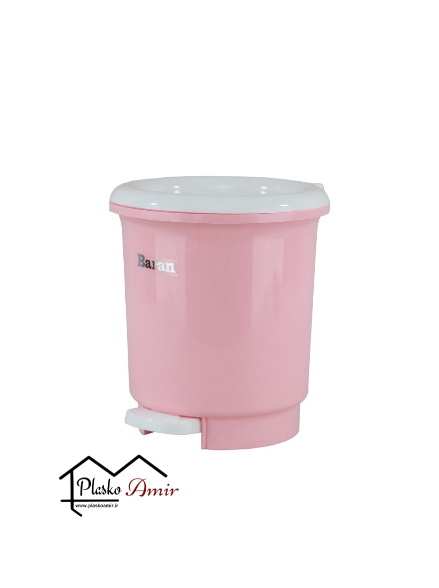 سطل گرد پدالی کوچک باران پلاستیک