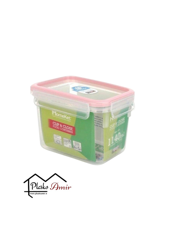 ظرف فریزری مستطیل 1140میلی لیتر هوم کت