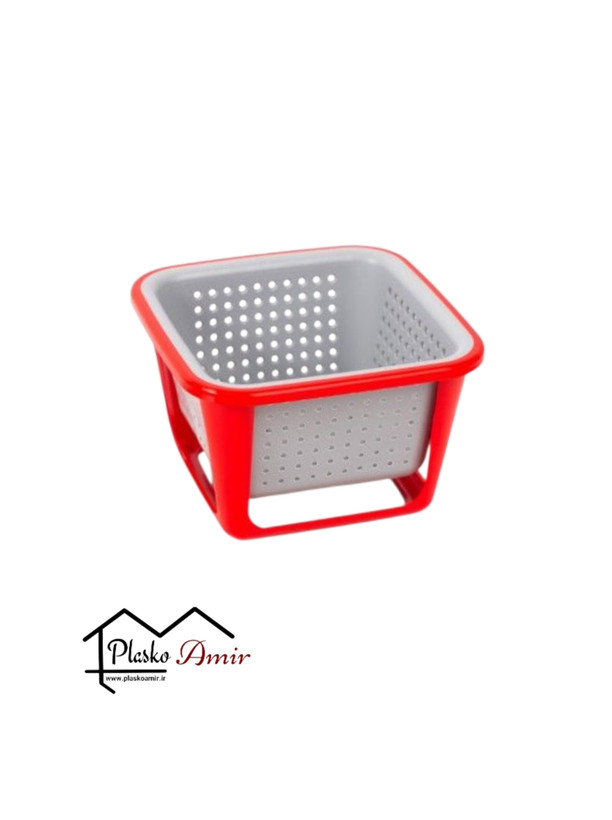 صافی سینک پایه دار سیلیکونی مربع