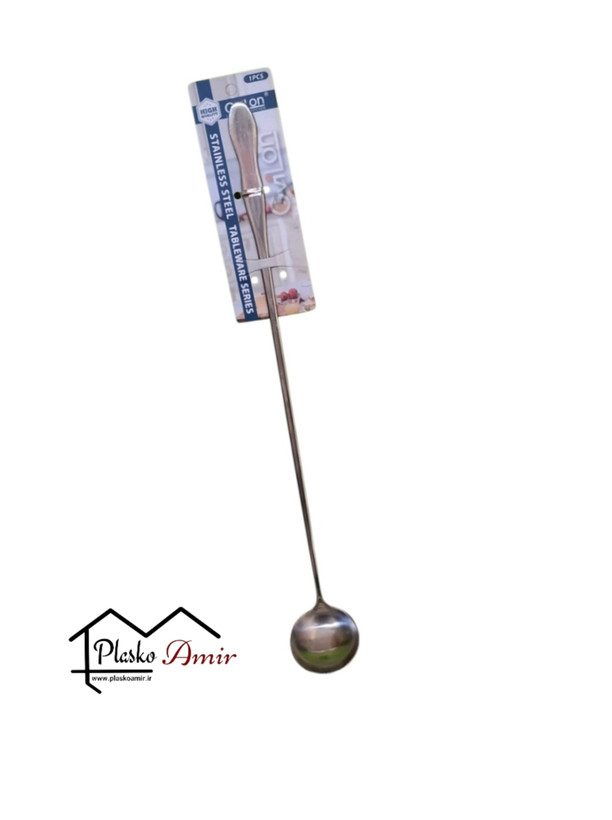 ملاقه پارچ بلند استیل