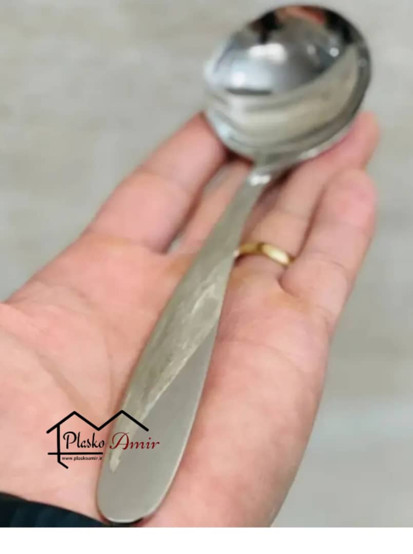 ملاقه خورشت خوری استیل یونیک نقلی کوچک