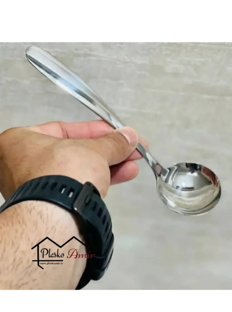 ملاقه خورشت خوری استیل یونیک نقلی کوچک