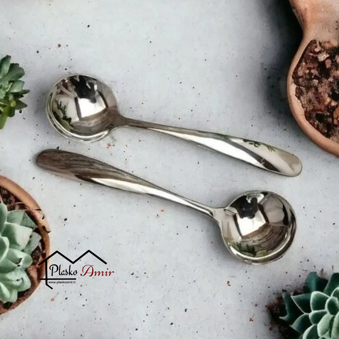 ملاقه خورشت خوری استیل یونیک نقلی کوچک