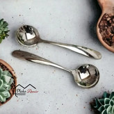 ملاقه خورشت خوری استیل یونیک نقلی کوچک