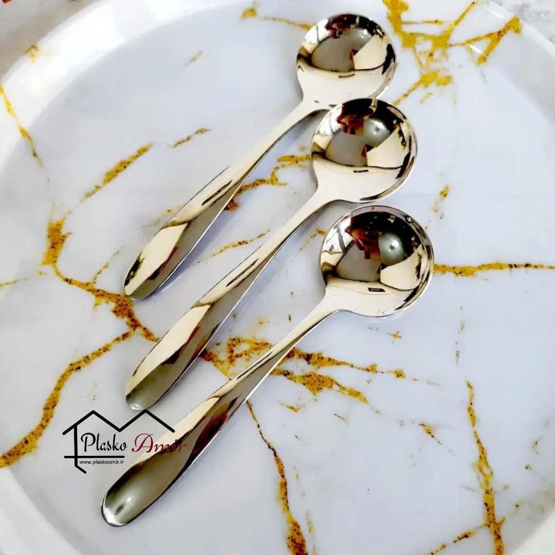 ملاقه خورشت خوری استیل یونیک نقلی کوچک