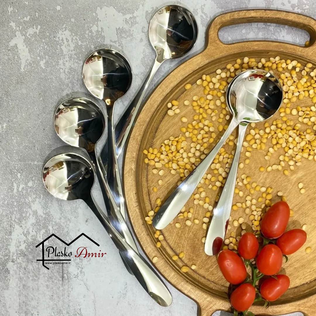 ملاقه خورشت خوری استیل یونیک نقلی کوچک