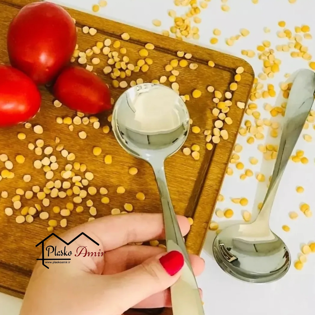 ملاقه خورشت خوری استیل یونیک نقلی کوچک