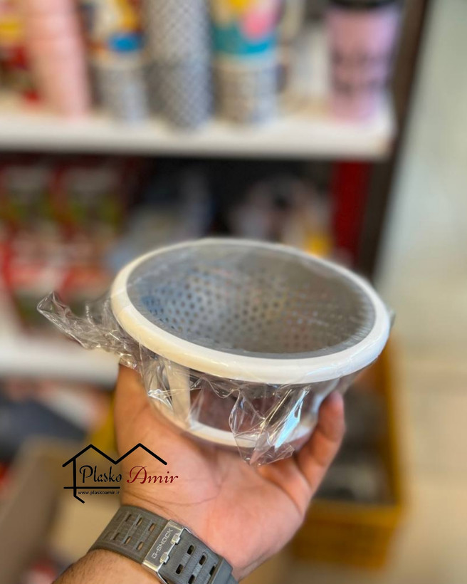 تفاله گیر سینک پایه دار سیلیکونی گرد