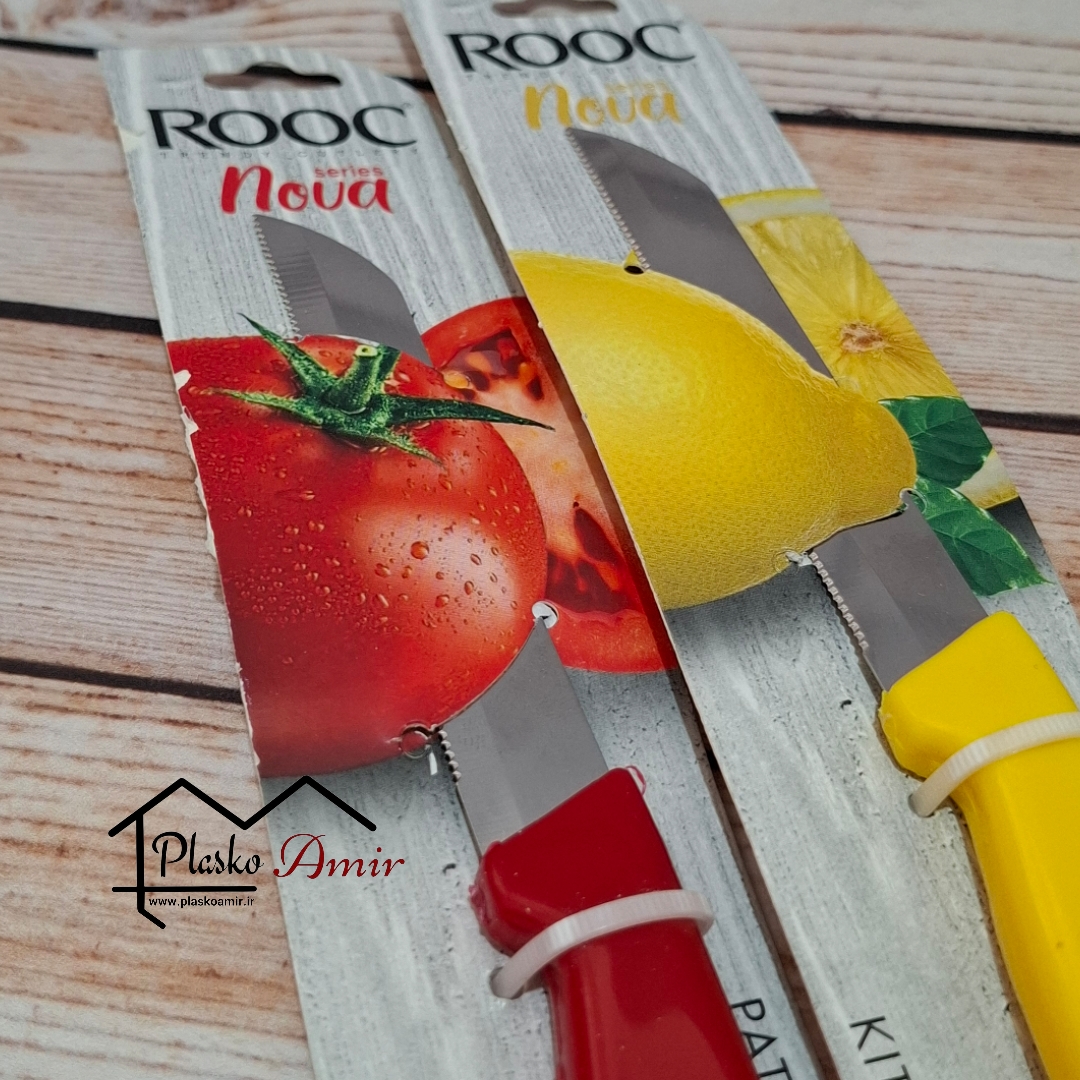 چاقو اره ای آشپزخانه ROOC روک مدل نوا