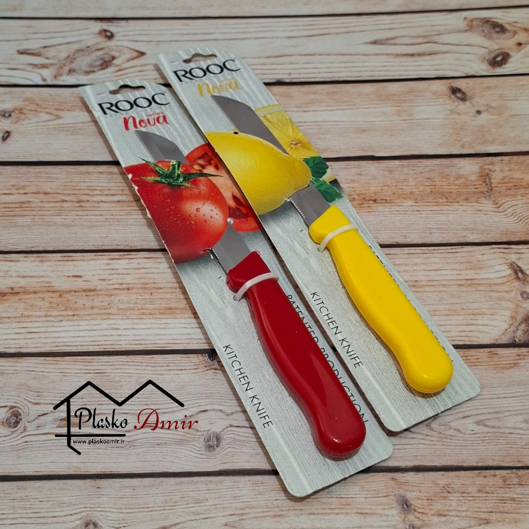 چاقو اره ای آشپزخانه ROOC روک مدل نوا