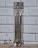 قاشق نی دار شربت پیچی استیل