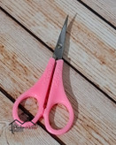 قیچی ابرو دسته صورتی