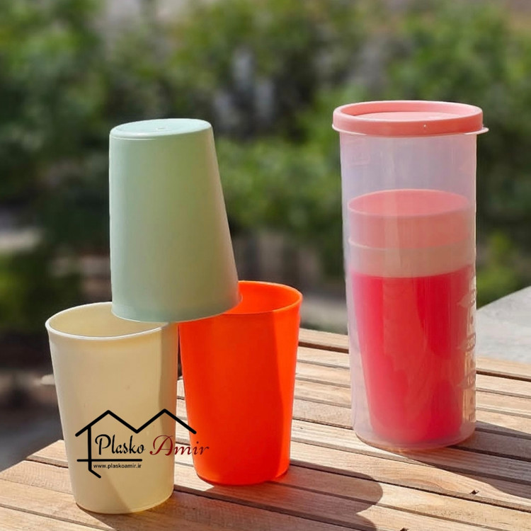 لیوان گرد مسافرتی بیتا بسته 6 عددی