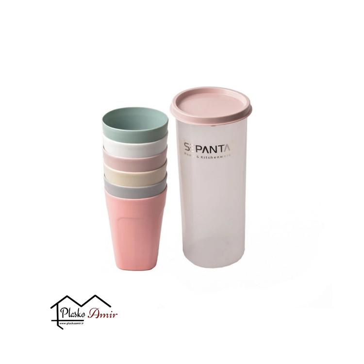 لیوان مسافرتی 6 عددی سپنتا