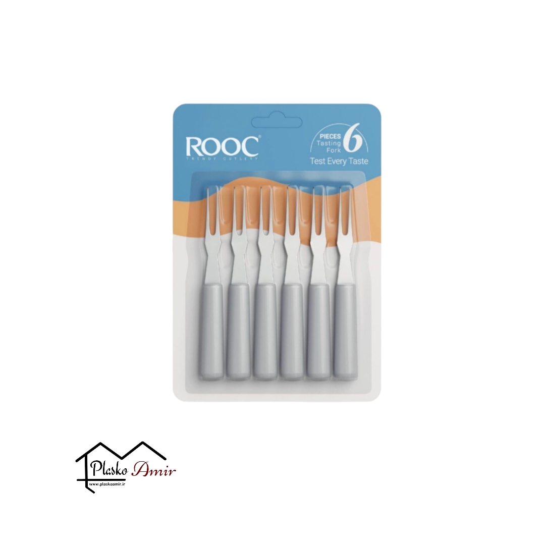 چنگال خرما و زیتون خوری ROOC مدل Zuki زوکی بسته 6 عددی